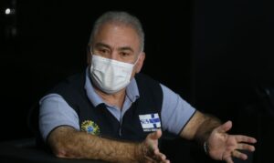 大統領よりの発言が目立つケイロガ保健相（Antonio Cruz/Agencia Brasil）