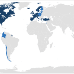 ＯＥＣＤの加盟国地図（公式サイト）