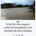 《ブラジル》南東部３州＝主要河川と支流の水位上昇＝洪水発生や浸水被害の可能性