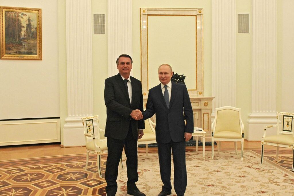 ボルソナロ大統領とプーチン大統領（Kremlin Oficial）