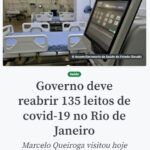 保健省がリオ市の病床再開と報じる１月２９日付アジェンシア・ブラジルの記事の一部