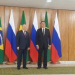 ２０１９年、プーチン大統領と会談したボルソナロ大統領（Foto: Divulgação/Palácio do Planalto）