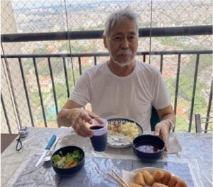 退院して、やつれた顔にも笑顔が戻った広橋さん