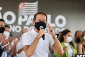 バウルー市でのドリア知事（Governo do Estado de São Paulo/Divulgação）