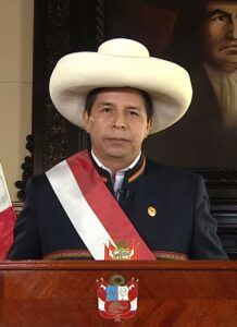 ホセ・ペドロ・カスティージョ・テロネス大統領（ペルー大統領, via Wikimedia Commons）