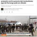 《ペルー》抗議行動激化で外出禁止令＝サッカーリベルタドーレス杯の試合にも影響