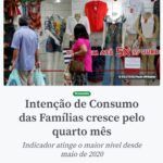 家計消費意欲が増していると報じる１９日付アジェンシア・ブラジルの記事の一部