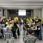 ４月３０日に静岡県人会会館で行われた「日本祭り会議」の様子