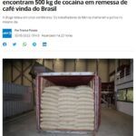 《ブラジル》スイス向けの荷物にコカイン＝コーヒー豆と共に５００キロ超
