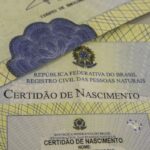 出生証明書の一部（Marcello Casal Jr./Agencia Brasil）