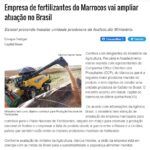 《ブラジル》ＯＣＰがブラジルに工場建設へ＝肥料調達問題解決にモロッコが一肌脱ぐか