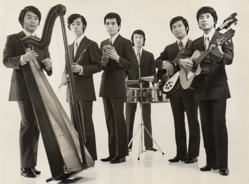 初訪伯時代のロス・インディオス（提供　小澤音楽事務所）