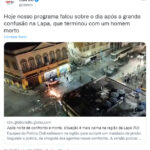 《リオ市》ラッパ地区の繁華街で銃撃戦＝青年の死をめぐり住民抗議
