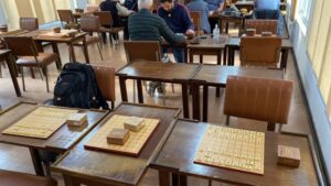 ブラジル日本棋院内対局場の様子