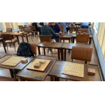 ブラジル日本棋院内対局場の様子