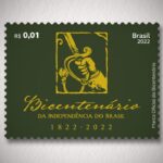 《ブラジル》独立２００周年の記念切手＝「切手の日」の１日に発行