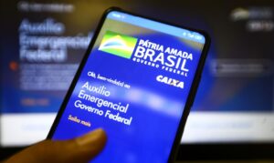 アウシリオ・ブラジルのアプリ（Marcelo Camargo/Agencia Brasil）