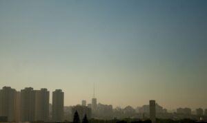 乾燥した日が続いたサンパウロ市(Marcelo Camargo/Agência Brasil)