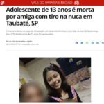 《ブラジル》１２歳少女が同級生射殺＝至近距離から首の後ろ＝何くわぬ顔して登校