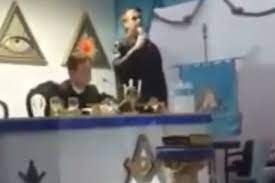 ボルソナロ氏が参加したフリーメイソンのイベント（Youtube）