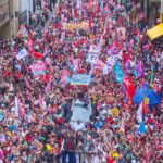 ルーラの選挙キャンペーンの様子。サンパウロ市アウグスタ街（Foto: Ricardo Stuckert）