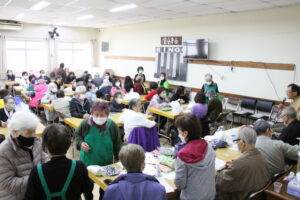 ビンゴ大会の様子