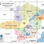 ミナス・ジェライス州の地図（州政府公式サイト）