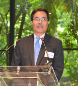小寺勇輝次期会頭（ブラジル日本商工会議所提供／ＲＵＢＥＮＳ ＩＴＯ撮影）