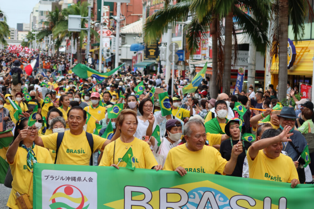 ブラジル勢のパレードの様子