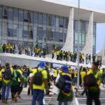 １月８日の襲撃事件の一幕（大統領府、Marcelo Camargo/Agencia Brasil）