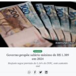 実質増なしの場合の来年の最低賃金は１３８９レと報じる１４日付アジェンシア・ブラジルの記事の一部