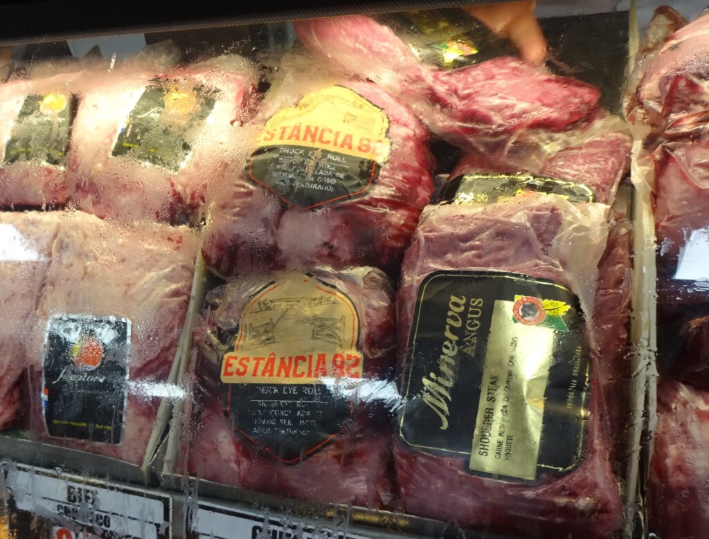アンガスビーフが販売されている精肉店