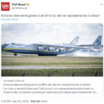 ＣＮＮブラジルの取消報道（twitter）