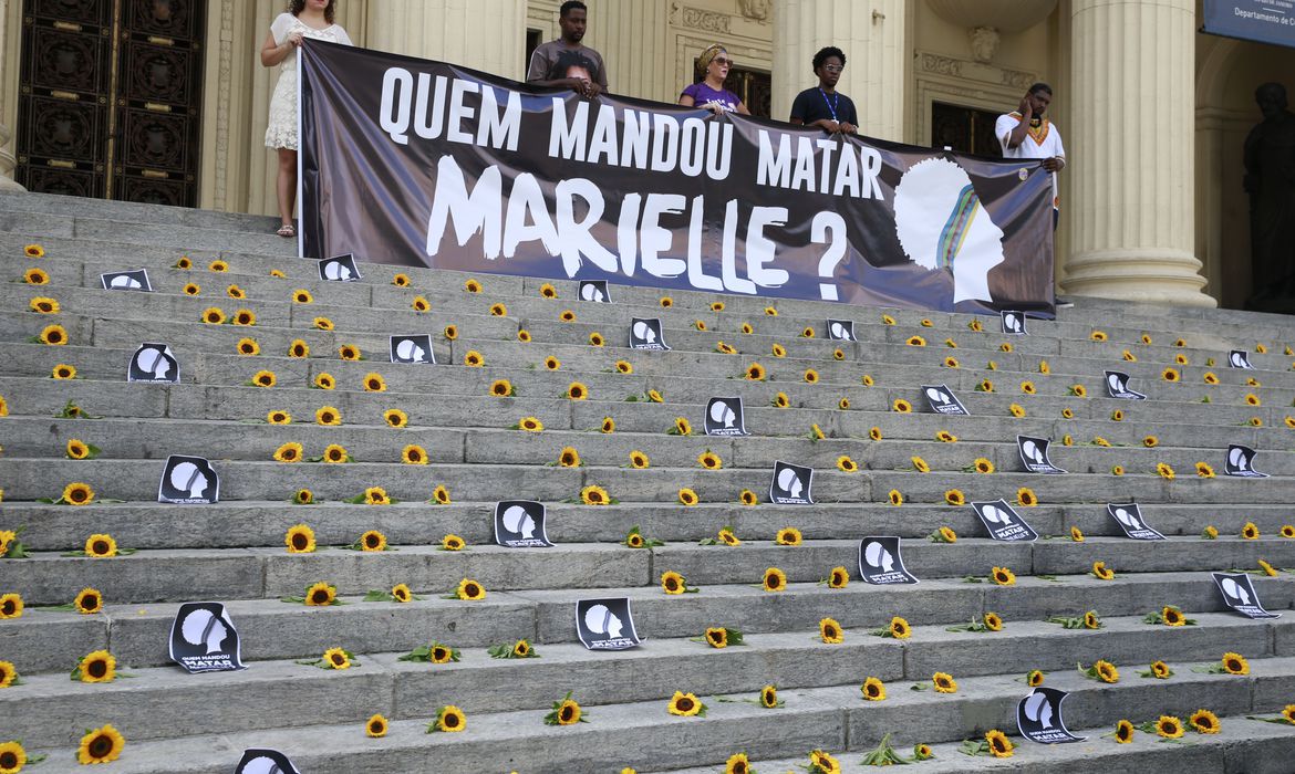 マリエレ氏殺害事件の真相解明を求める（Tomaz Silva/Agencia Brasil）