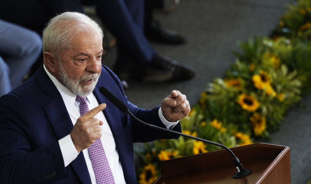 作付計画発表セレモニーでのルーラ大統領（Ministério do Meio Ambiente e Mudança do Clima）