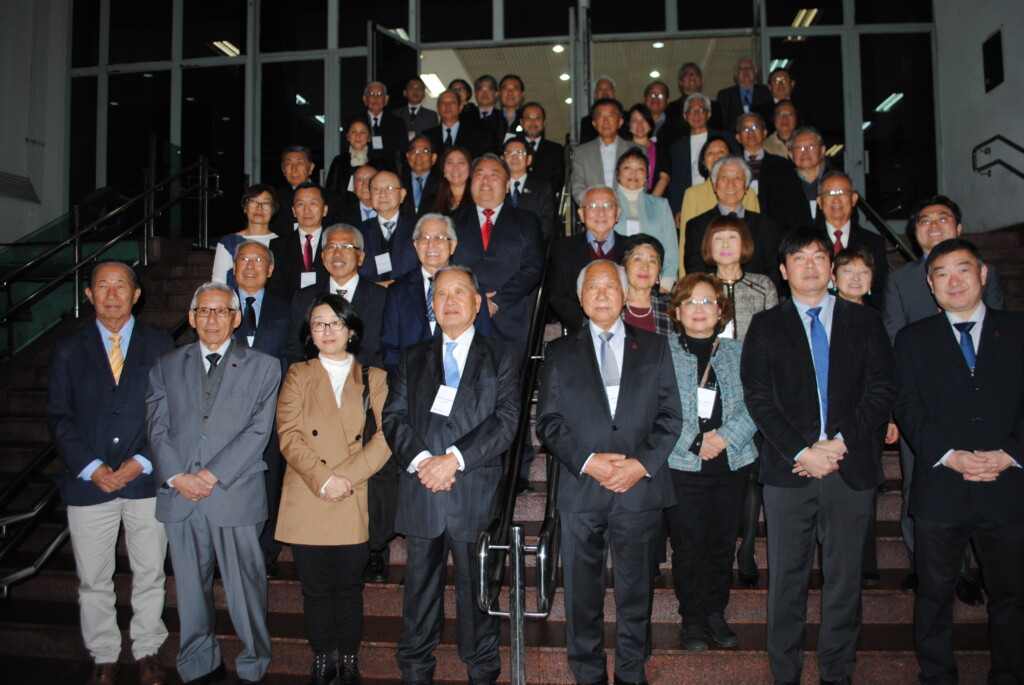 ブラジル全土から集まった地方団体代表と文協幹部