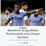 人種平等省が人種差別の通報電話の開設を検討中と報じる５月２３日付アジェンシア・ブラジルの記事の一つ