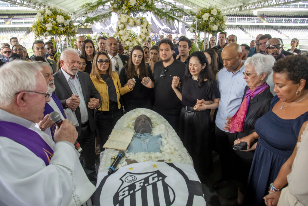 ペレの葬儀の様子（Foto: Ivan Storti/Santos FC）