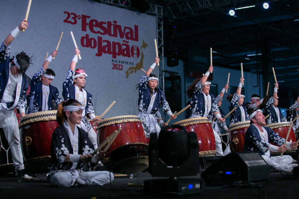 去年のメインステージで行われた太鼓の披露（提供写真）