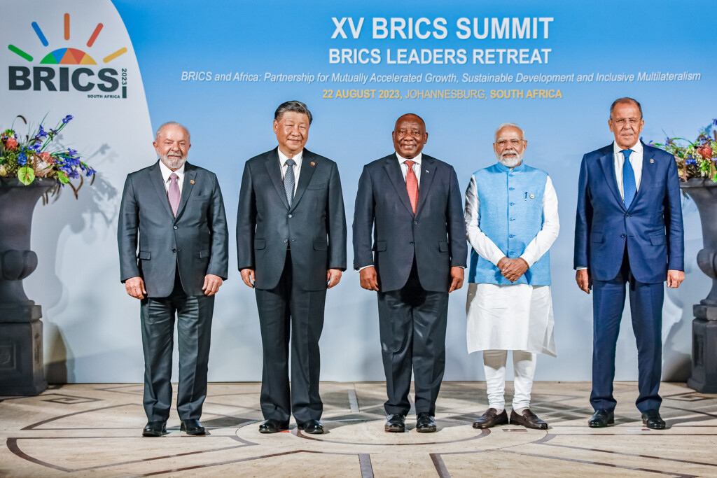 ＢＲＩＣＳ諸国の首脳達（ロシアは外相が代理出席、Ricardo Stuckert/PR）