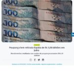 ７月の貯蓄預金は３５・８億レアルの出超だったと報じる７日付アジェンシア・ブラジルの記事の一部