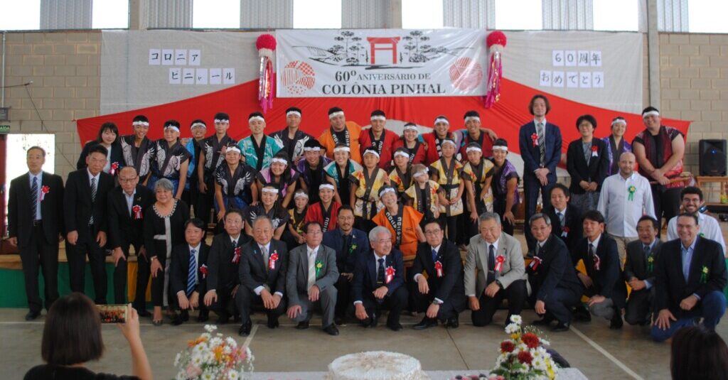 祝賀会での記念写真