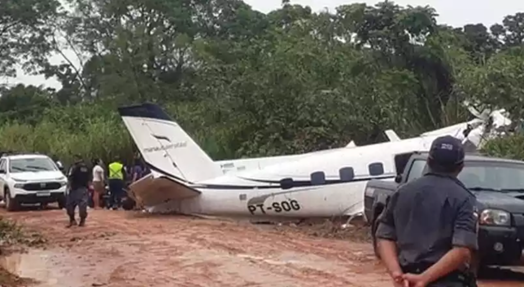 事故を起こした航空機（Divulgação）