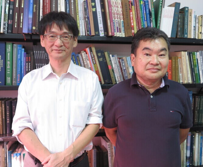 長谷崎教授と中垣内准教授