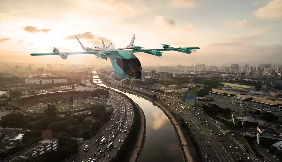 エンブラエル社のｅＶＴＯＬ（Eve/Divulgação）