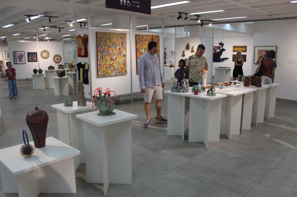 美術展会場の様子