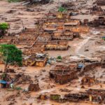 鉱滓が直撃したベント・ロドリゲス地区（©Antonio Cruz/ Agência Brasil）