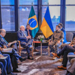ゼレンスキー大統領とルーラ大統領の初の直接会談の様子（９月２０日）（Foto: Ricardo Stuckert/PR）