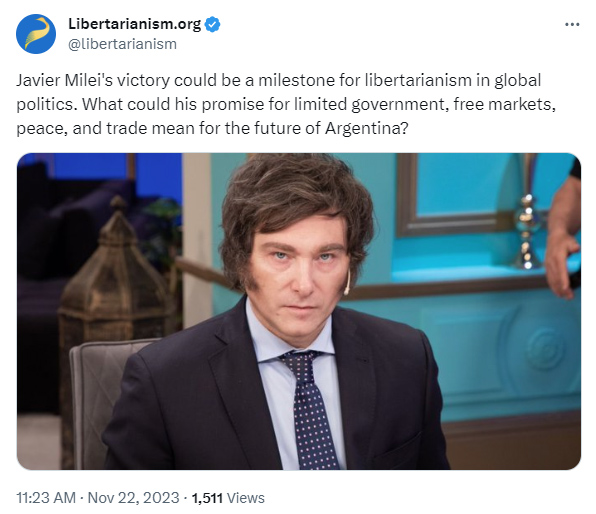 ミレイ氏(X)
