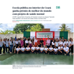 「健康的な生活支援」部門でトップに輝いた「ジョアキン・バストス・ゴンサルヴェス」校（４日付ジアリオ・ド・ノルデスチ・サイトの記事の一部）